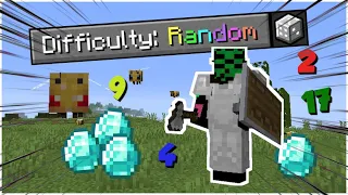 We Tried Fundy's "RNG" Difficulty in Minecraft...