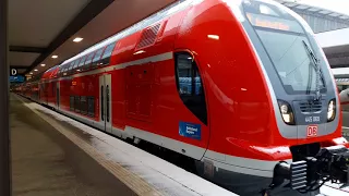 BR 445 - Abfahrt in München Hbf bei Schnee