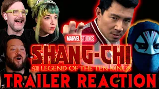 THAT DOUBLE KICK WAS SICK!  // SHANG-CHI & The Legend of the Ten Rings TRAILER REACTION!