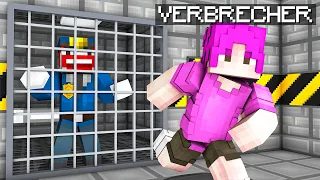 VERBRECHER SPERREN MICH IN EINE ZELLE! - Minecraft Insel