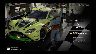 Gran Turismo™SPORT Daily Race 381 Le Mans Aston Martin V12 Vantage GT3 Onboard