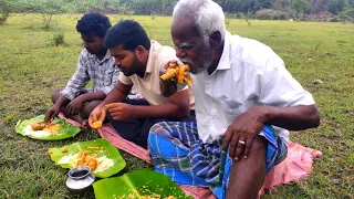 Chicken gravy cooking grandpa | Grandpa village cooking Full Chicken