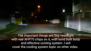 LED Headlight XHP70 | HomeMade Pinoy