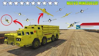 NUEVO MINIJUEGO! +99 AVIONES CONTRA MI! SUPER EPICO!! - MINIJUEGO GTA 5 ONLINE