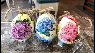 Decoupage Easter Eggs