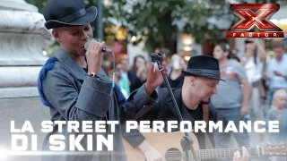 La street performance di Skin