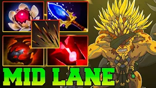 Bristleback Dota 2 Mid Lane With 20 Kills Build Guide Pro Gameplay Bloodstone 7.34 Carry Meta