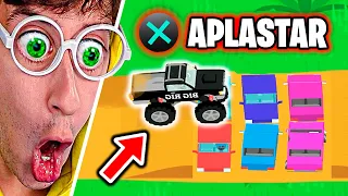 DESTRUIR coches con MONSTER TRUCK por DINERO 🤑🔥! (locura 😱) - Sneaky Sasquatch #59 TEKENDO