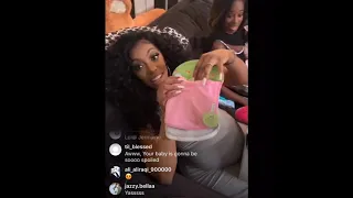 Porsha Williams Opens Her Baby Shower Gifts On Instagram Live 🌸