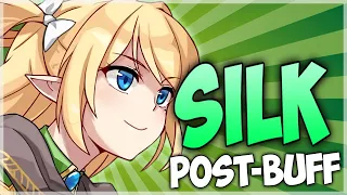 SILK POST-BUFF IS STILL... WEAK?! (GUILDWAR BATTLE) - Epic Seven