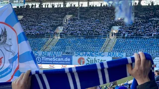 Support im Spiel F.C. Hansa Rostock – 1. FC Nürnberg (26.02.2022)