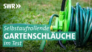 Gartenschläuche – wie gut rollen sie sich ein? | Marktcheck SWR