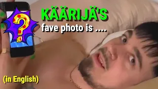 KÄÄRIJÄ shows us his fave photo on his phone 💚 (22April 2023)