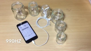 ResoSearch, iPhone App Demonstration for Helmholtz Resonance