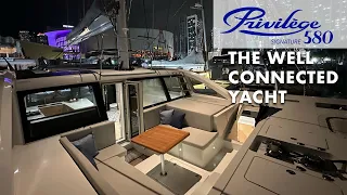 Privilege 580 - The Well Connected Yacht