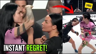Cocky Female Fighter Gets Destroyed!