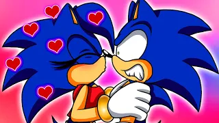 SONICA KISSING SONIC! - [Sonic Comic Dub Compilation]