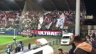 Football - Coupe de France (32e de finale) Châteauroux-PSG 1-3 Le kop du PSG