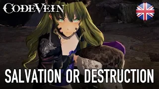 Code Vein - PS4/XB1/PC - Salvation or Destruction (English story trailer)