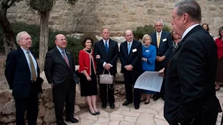 At a Glance: Latter-day Saint and Jewish Delegation Gathers at Historic Jerusalem Site