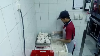 kfc cooking process