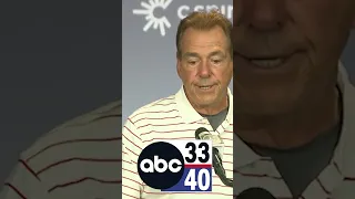 Alabama coach Nick Saban speaks after Tide's loss to Texas