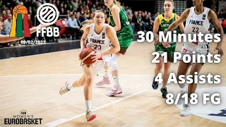 Marine Johannes 21 points vs Lithuania - Eurobasket 2023 qualifiers