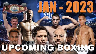 BOXE 2023 - LUTAS MAIS ESPERADAS DE Janeiro (best boxing fights January 2023 Titles)