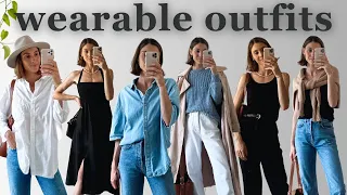 13 NEW OUTFIT IDEAS by shopping my wardrobe!