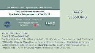 TARC/IMF CONFERENCE: Round Table Day 2