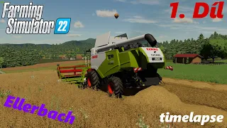 Sklizen pšenice ovsa a řepky s CLAAS Tucano 580 | Ellerbach | Farming Simulator 22 | 1. Díl