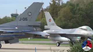 Italian Air Force Tornado and RNLAF F-16 and F-35 at Volkel Air Base