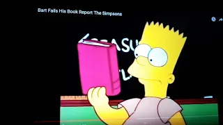 Bart fails book report 😱