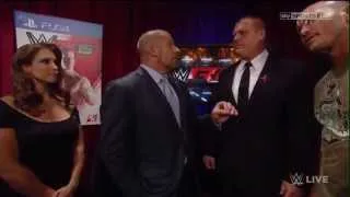 WWE RAW 9/29/14 - The Authority Backstage