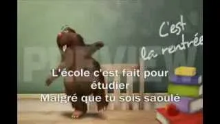 René la Taupe   La rentrée AVEC PAROLES !