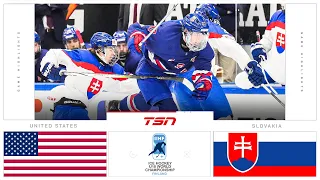 USA vs. Slovakia FULL HIGHLIGHTS | 2024 U18 World Championship