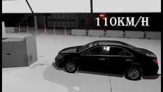 Toyota Camry 2.5 承受得住嗎？110km/h 撞擊測試 - BeamNG Drive