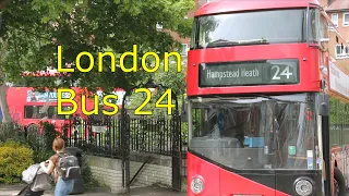 London Bus 24 - Victoria Station to Hampstead Heath