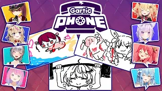 【All POV】8 Hololive Member Gartic Phone Highlights! 【Hololive / ENG SUB】