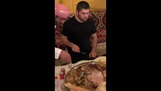 Time for Coach "Bolo" Javier Mendez to Eat with Khabib #shorts