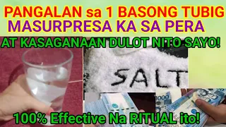 ILAGAY Ang Pangalan sa 1 Basong Tubig na May ASIN! Masurpresa ka sa Laking PERA Dulot Nito Sayo!