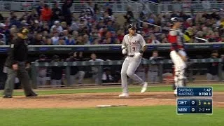 DET@MIN: V-Mart laces an RBI single to left field