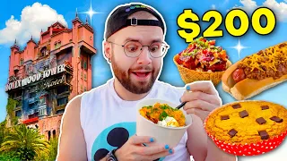 I Ate $200 Of Food At HOLLYWOOD STUDIOS In Disney World!