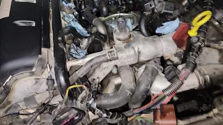 VW Touareg TDI v10 diesel alternator removal and replacement DIY episode 8 of 10