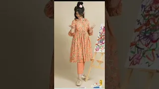 simple cotton kurti and pant designs