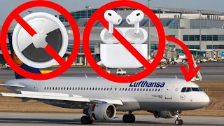 Lufthansa is banning Bluetooth device! AirTag is prohibited!