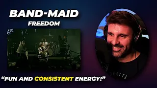 MUSIC DIRECTOR REACTS | BAND-MAID / FREEDOM (Official Live Video)