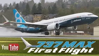 Boeing 737 MAX first flight ►GO MAX¡