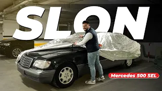 SLON Slobodana MILOŠEVIĆA! Mercedes 500SEL "S" klasa 90ih!