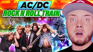 THOSE FANS ARE CRAZY!! AC/DC - Rock N Roll Train (Live At River Plate, December 2009) REACTION